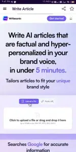 WriteSonic AI Content Writer APK 2